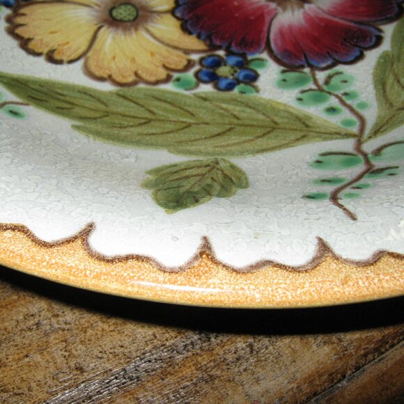 Signed Zuid Holland Vintage Bowl - 10" - Picture 2 of 3
